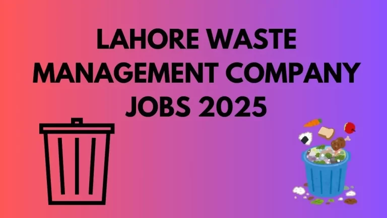 LWMC Lahore Vacancies